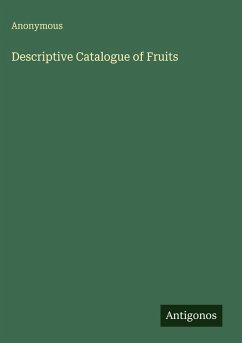 Cover Descriptive Catalogue of Fruits