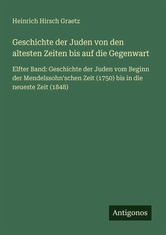 Cover Geschichte der Juden von den altesten Zeiten bis auf die Gegenwart