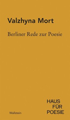 Cover Berliner Rede zur Poesie 2026