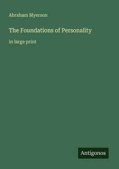 Cover The Foundations of Personality