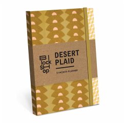 Cover From the Block Shop Studio: Desert Plaid 17-Month Planner