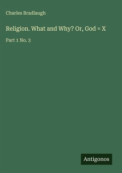 Cover Religion. What and Why? Or, God = X