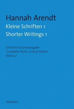 Cover Kleine Schriften I / Shorter Writings I