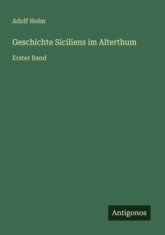 Cover Geschichte Siciliens im Alterthum
