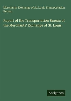 Cover Report of the Transportation Bureau of the Merchants' Exchange of St. Louis