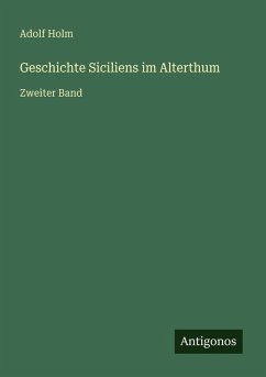 Cover Geschichte Siciliens im Alterthum