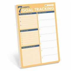 Cover 7 Habits Goal Tracking Notepad
