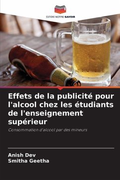 Cover Effets de la publicité pour l'alcool chez les étudiants de l'enseignement supérieur