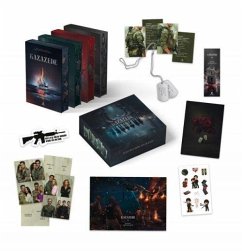 Cover Kazazede 4 Kitap Yan Boyamali, Kutulu, Ciltli