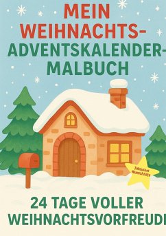 Cover Mein Weihnachtsadventskalender Malbuch
