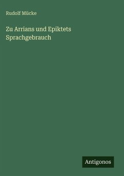 Cover Zu Arrians und Epiktets Sprachgebrauch