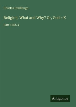 Cover Religion. What and Why? Or, God = X
