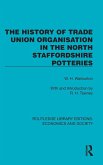 The History of Trade Union Organisation in the North Staffordshire Potteries