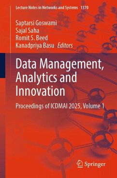 Cover Data Management, Analytics and Innovation (eBook, PDF)