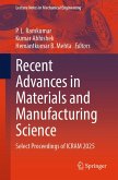 Recent Advances in Materials and Manufacturing Science (eBook, PDF)