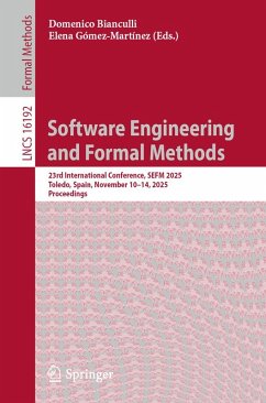 Cover Software Engineering and Formal Methods (eBook, PDF)