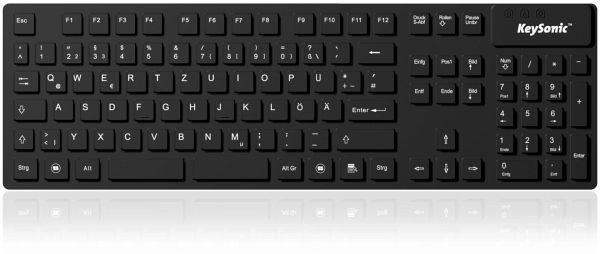 KeySonic KSK-8030 IN IP68 Full-Size Tastatur Wasserdicht KeySonic KSK-8030 IN IP68 Full-Size Tastatur Wasserdicht