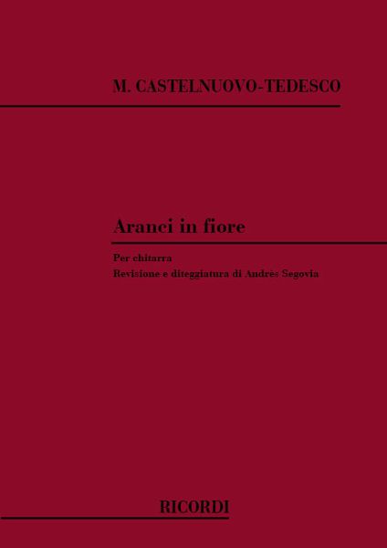 Aranci in fiore per chitarra