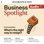 Business Englisch lernen Audio – What's the right way to resign? (MP3-Download)