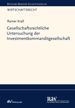 Cover Gesellschaftsrechtliche Untersuchung der Investmentkommanditgesellschaft (eBook, ePUB)
