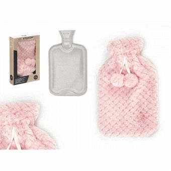 Wasserbeutel 1.8l rosa Haarabdeckung