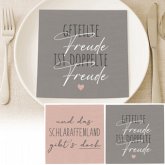 Servietten, Sprueche4, 20er Pack, 2-fach sortiert