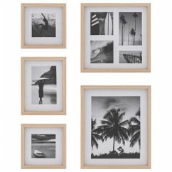 Erin Fotorahmen x5, braun