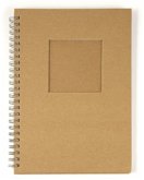 Notizbuch, mit Passepartoutstanzung, HF,
