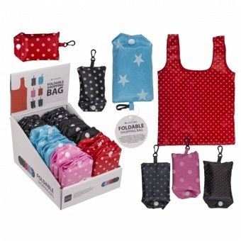 Faltbare Einkaufstasche, ca. 39 x 56 cm, Faltbare Einkaufstasche, ca. 39 x 56 cm,