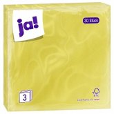 Ja! servietten gelb, 30er33cm