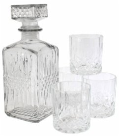 Cover Whiskykaraffe und Glas x4