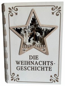 Cover Deko-Buch mit 9 LED und Timer, Batterien 2xAAA nic