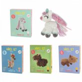 Haekel Set DIY, Tiere, gross, 4-fach sortiert