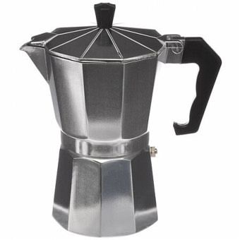 Kaffeemaschine es Silber 6 Tassen