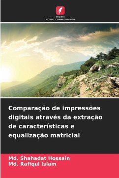 Cover Comparação de impressões digitais através da extração de características e equalização matricial