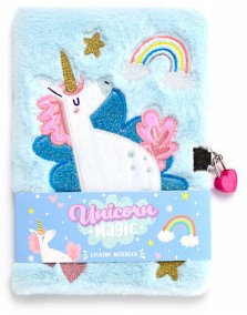 Cover Magisches Einhorn-Notizbuch mit Schloss, Dose
