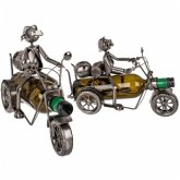 Metall-Flaschenhalter, Motorradfahrer I,