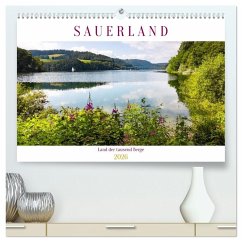 Sauerland - Land der tausend Berge (hochwertiger Premium Wandkalender 2026 DIN A2 quer), Kunstdruck in Hochglanz