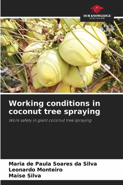 Working conditions in coconut tree spraying Working conditions in coconut tree spraying