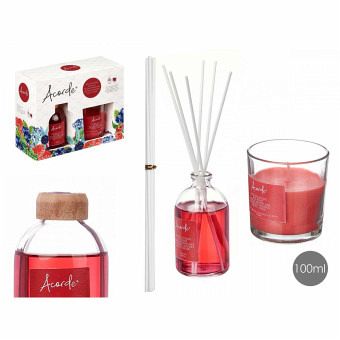 mikado set 100ml Kerze 30h rote Beeren mikado set 100ml Kerze 30h rote Beeren