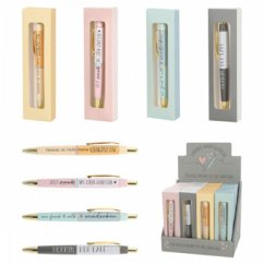 Kugelschreiber mit Spruch in Geschenkbox Sort.2 4-