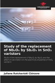 Study of the replacement of Nb¿O¿ by Sb¿O¿ in SnO¿ varistors