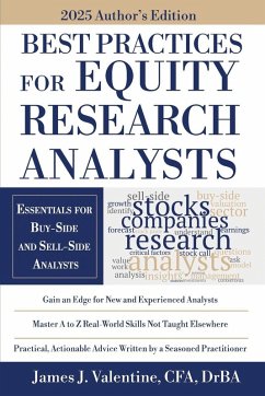 Best Practices for Equity Research Analysts - Valentine, James J.