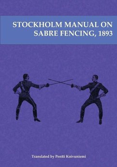 Cover Stockholm Manual on Sabre Fencing, 1893