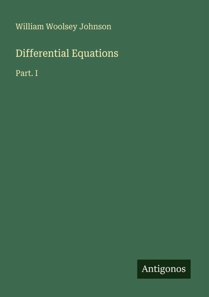 Differential Equations Differential Equations