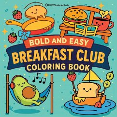 Cover Bold & Easy Breakfast Club Coloring Book