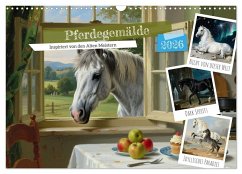 Pferdegemälde, inspiriert von den Alten Meistern (Wandkalender 2026 DIN A3 quer), CALVENDO Monatskalender