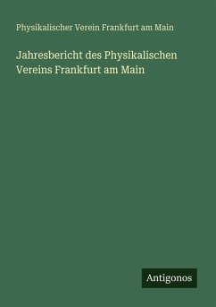 Cover Jahresbericht des Physikalischen Vereins Frankfurt am Main