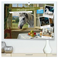 Pferdegemälde, inspiriert von den Alten Meistern (hochwertiger Premium Wandkalender 2026 DIN A2 quer), Kunstdruck in Hochglanz Pferdegemälde, inspiriert von den Alten Meistern (hochwertiger Premium Wandkalender 2026 DIN A2 quer), Kunstdruck in Hochglanz