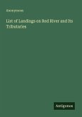 List of Landings on Red River and Its Tributaries